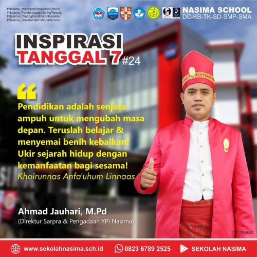 Inspirasi Ahmad Jauhari, M.Pd