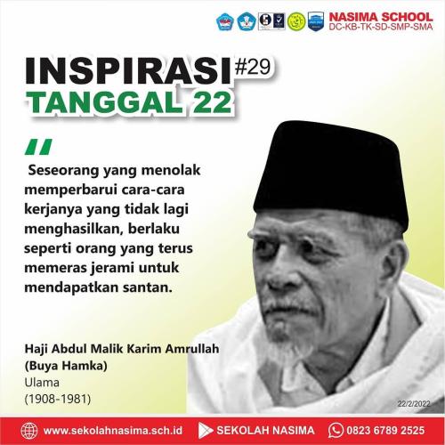 Inspirasi H. Abdul Malik Karim Amrullah (Buya Hamka)