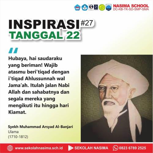 Inspirasi Syekh Muhammad Arsyad Al-Banjari