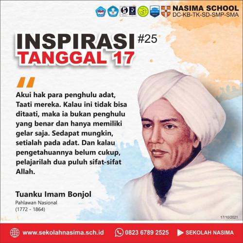 Inspirasi Tuanku Imam Bonjol