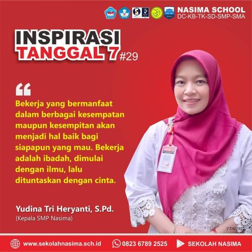 Inspirasi Yudina Tri Heryanti, S.Pd.
