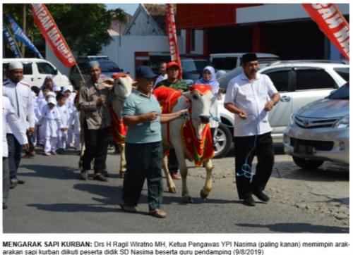 Laporan Pemasukan Dan Pengeluaran Ibadah Kurban Sekolah Nasima PHBI Idul Adha 1440 H – 2019