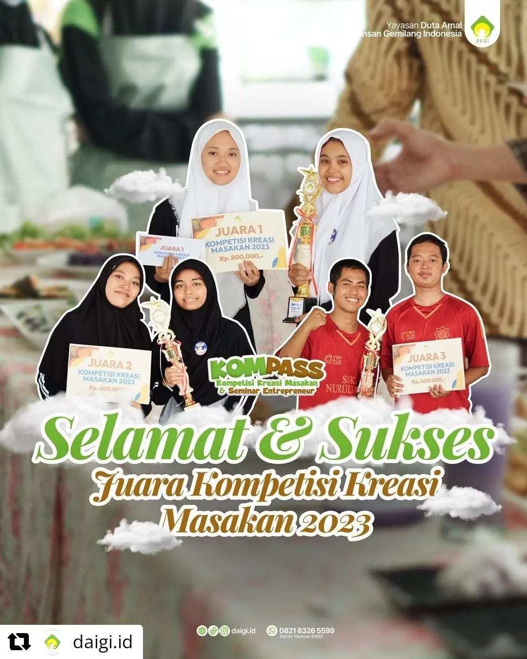 Juara Kompetisi Kreasi Masakan 2023